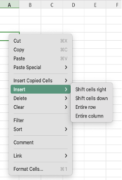 adding columns in Excel