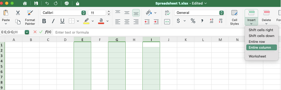 adding non-adjacent columns